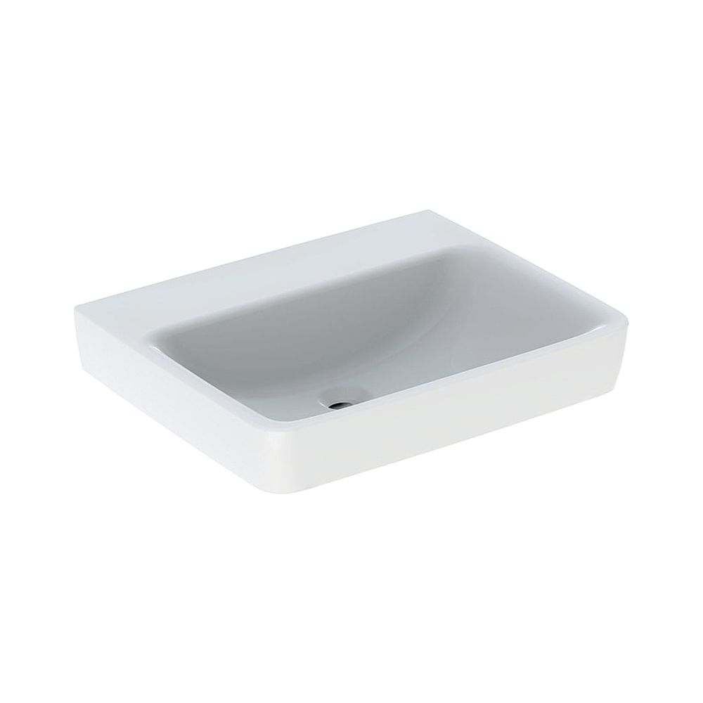Geberit Renova Plan Aufsatzwaschtisch, Breite 60cm, Tiefe 48cm, ohne Hahnloch, ohne ... GEBERIT-501722001 4025410868824 (Abb. 1)