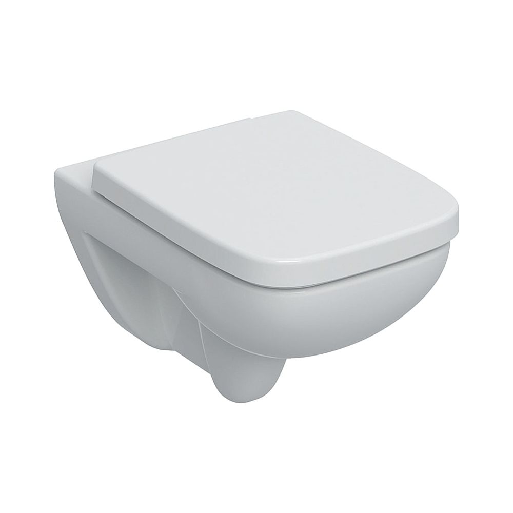 Geberit Renova Plan Set Wand-WC Tiefspüler, mit WC-Sitz Tiefe 54cm, Weiß... GEBERIT-501758001 4025410893017 (Abb. 1)