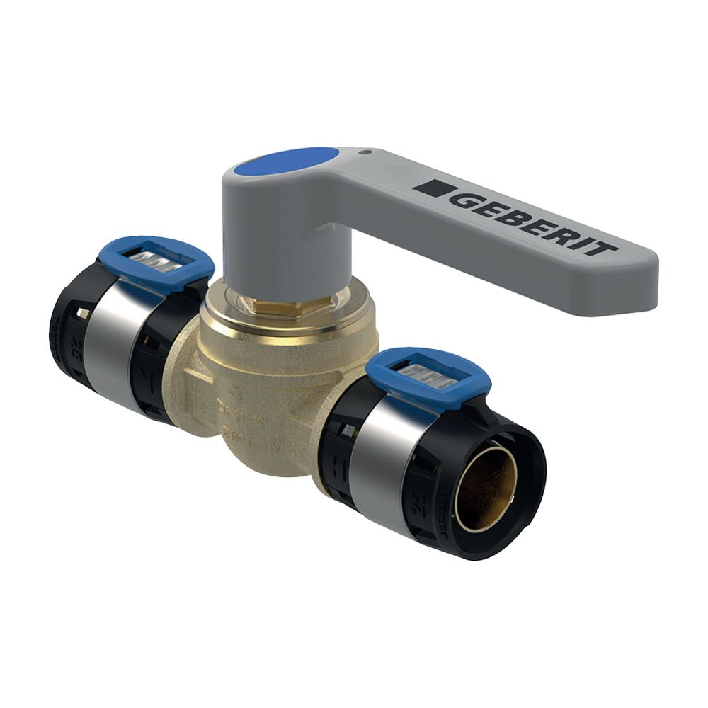 Geberit FlowFit Kugelhahn mit Betätigungshebel, d 40mm... GEBERIT-619854001 4025416604433 (Abb. 2)