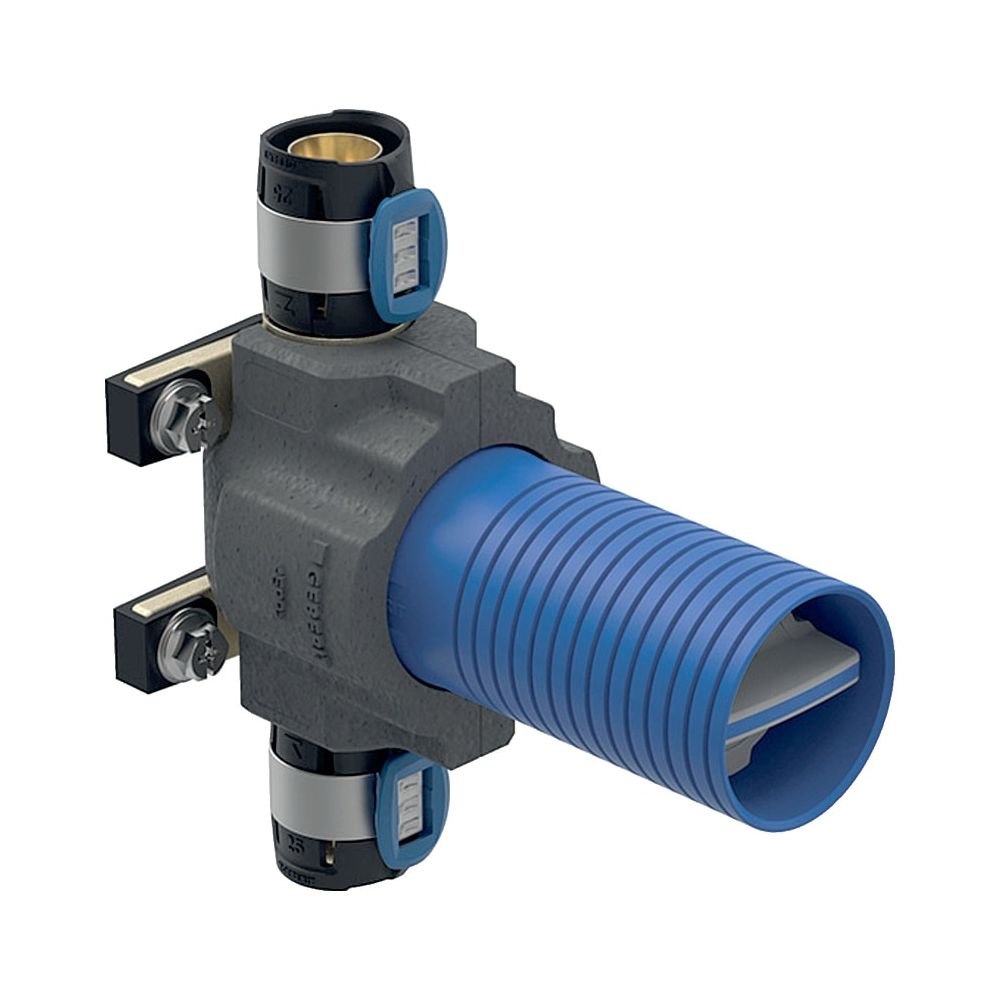 Geberit FlowFit Unterputz-Kugelhahn mit Dämmung, Befestigung, d 16mm, PN 10 bar... GEBERIT-619890001 4025410773272 (Abb. 1)