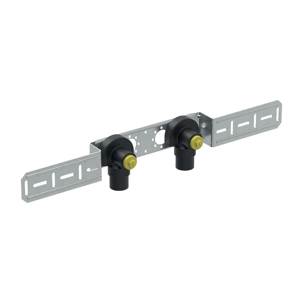 Geberit FlowFit Anschlusswinkel 90 Grad vorm. zweifach abgesetzt d 20mm Rp 1/2″ L1 5... GEBERIT-619651001 4025416602521 (Abb. 2)