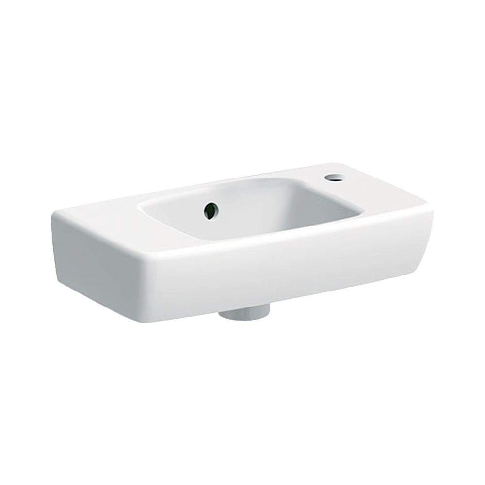 Geberit Renova Compact Handwaschbecken Ablagefl. li verk. Ausladung 45x145x25cm HL r... GEBERIT-501730018 4025410870131 (Abb. 1)