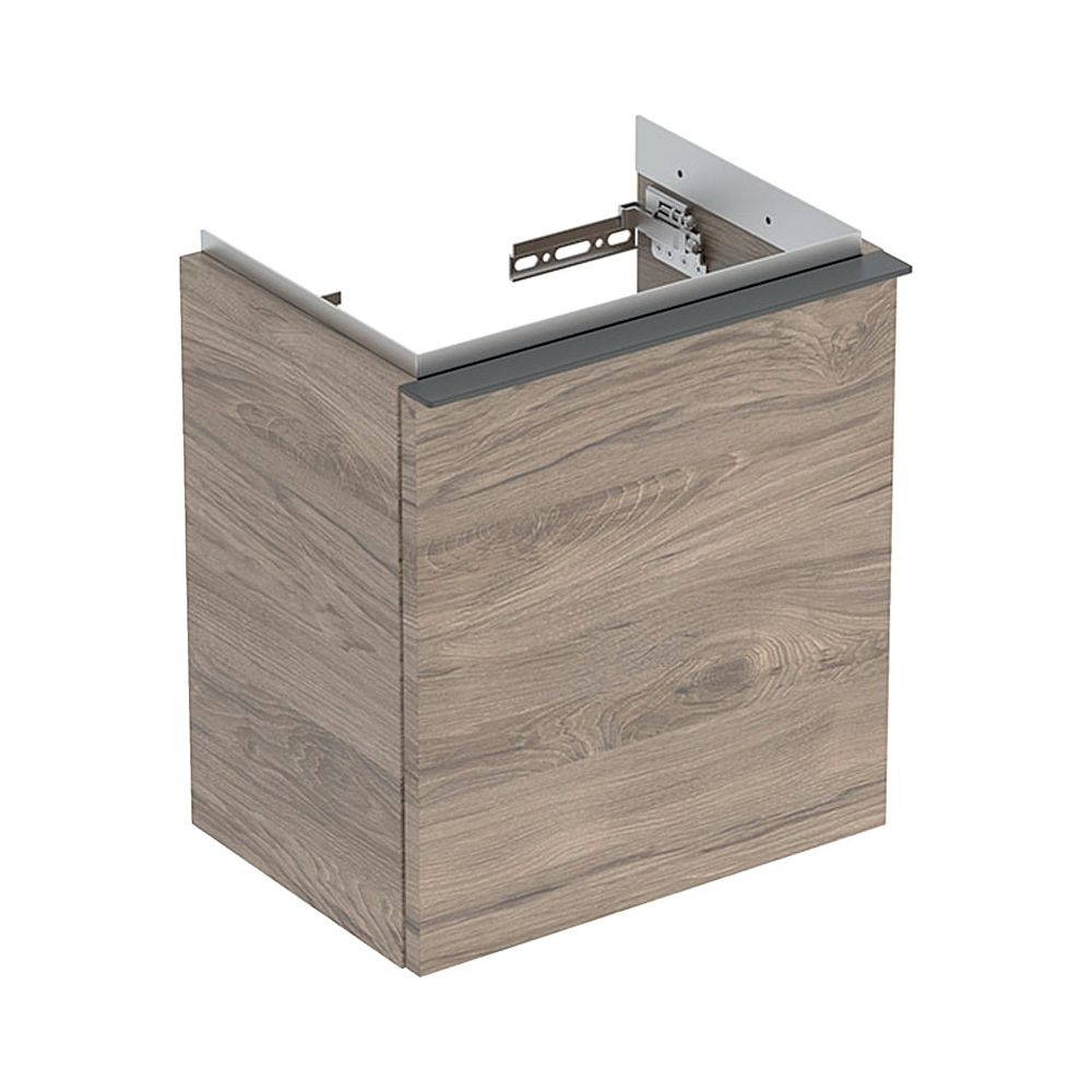 Geberit iCon Unterschrank für Handwaschbecken 1 Tür 38x415cm Tür links Nussbaum hick... GEBERIT-502301JR1 4025410942241 (Abb. 1)