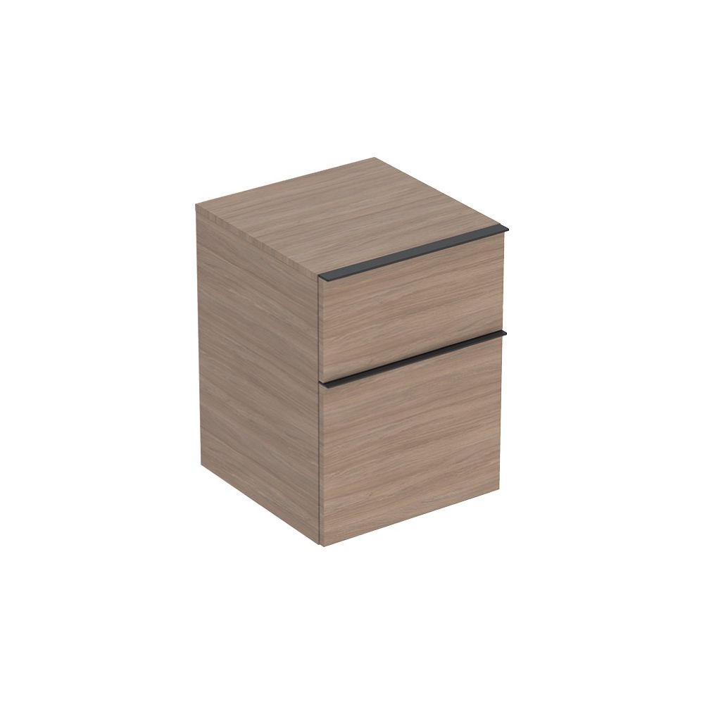 Geberit iCon Seitenschrank mit zwei Schubladen H 60cm, Eiche, Melamin Holzstruktur/L... GEBERIT-502315JH1 4025410942777 (Abb. 2)