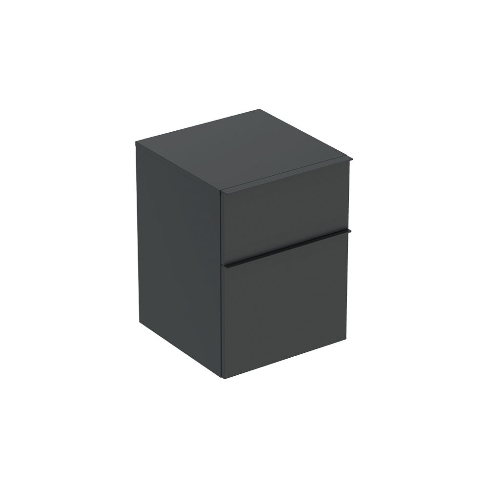 Geberit iCon Seitenschrank mit zwei Schubladen H 60cm, Lava lackiert matt/Lava pulve... GEBERIT-502315JK1 4025410942784 (Abb. 2)