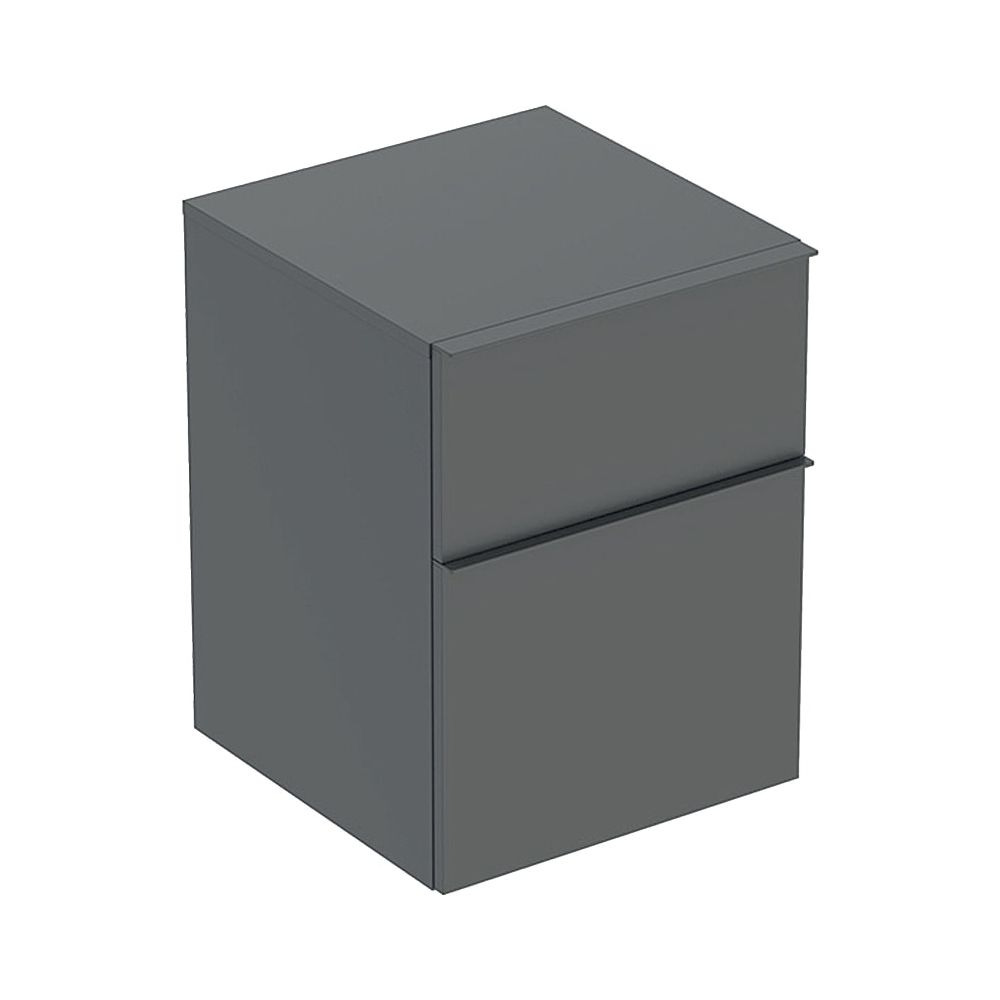 Geberit iCon Seitenschrank mit zwei Schubladen H 60cm, Lava lackiert matt/Lava pulve... GEBERIT-502315JK1 4025410942784 (Abb. 1)
