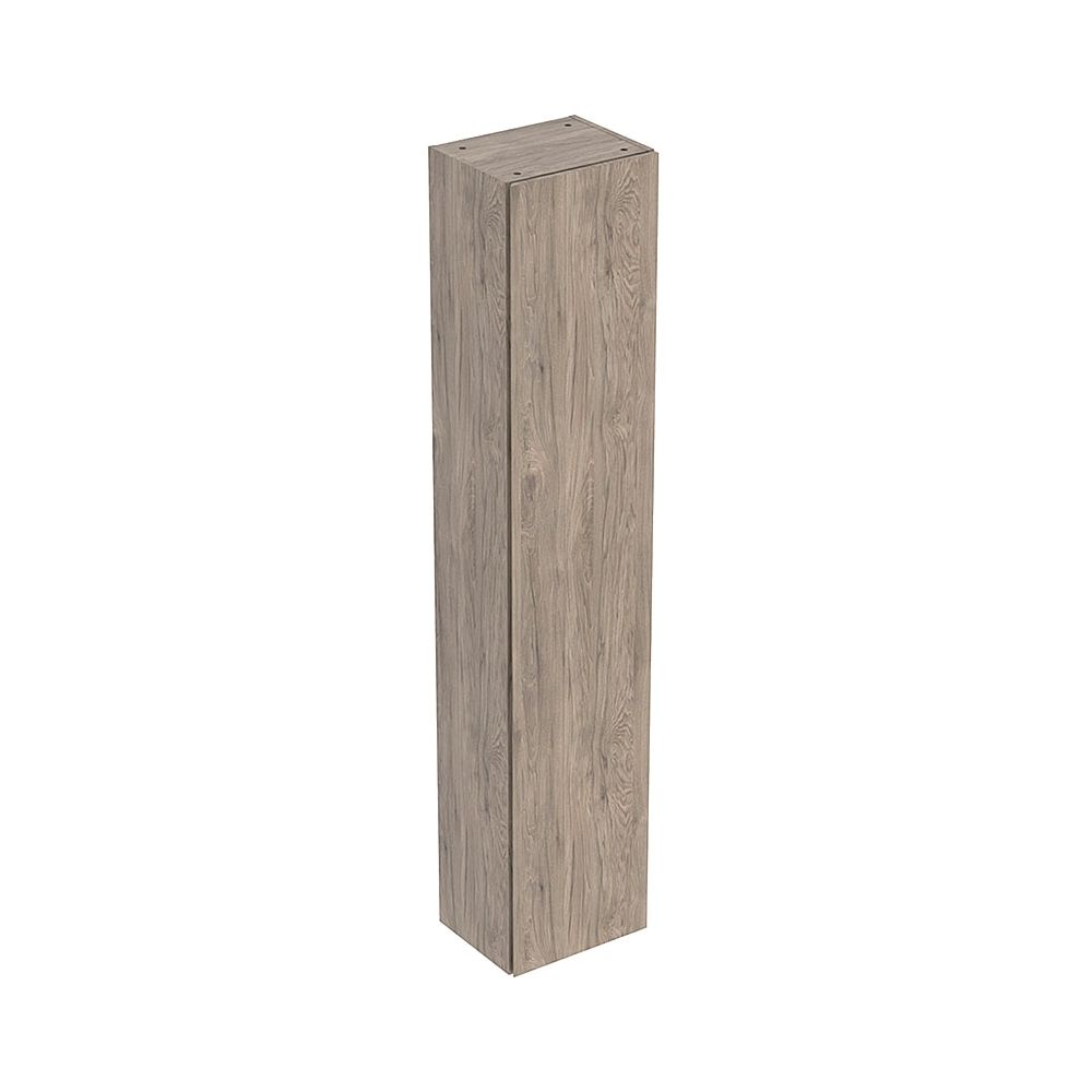 Geberit iCon Hochschrank mit 1 Tür, 36x180x29,1cm, Nussbaum hickory Melamin Holzstru... GEBERIT-502316JR1 4025410942845 (Abb. 1)