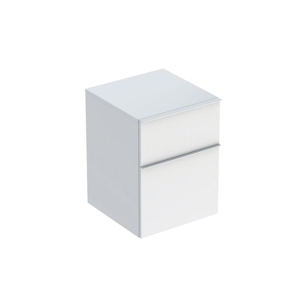 Geberit iCon Seitenschrank mit zwei Schubladen H 60cm, Weiß lackiert hochglänzend/pu... GEBERIT-502315011 4025410941589 (Abb. 2)