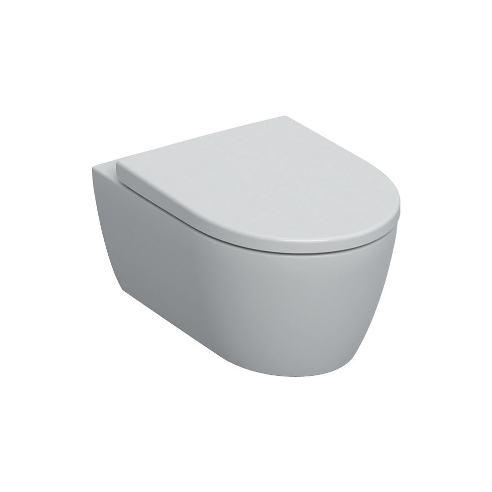 Geberit iCon Set Wand-WC Tiefspüler geschl. Form Rimfree, WC-Sitz T 53cm Absenkaut. ... GEBERIT-501663JT1 4025410652614 (Abb. 2)