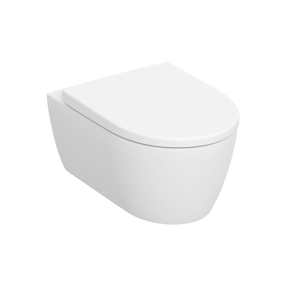 Geberit iCon Set Wand-WC Tiefspüler geschl. Form Rimfree, WC-Sitz T 53cm Absenkaut. ... GEBERIT-501664008 4025410949875 (Abb. 2)