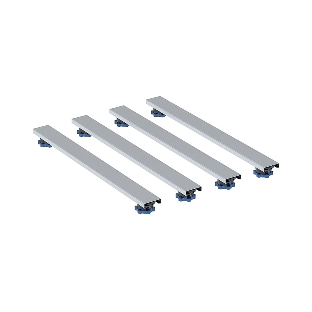 Geberit Set Füße und 4 Traversen, für Duschwannen aus Steinharz, ab 140cm 80x6,2–12c... GEBERIT-554962001 4025410750266 (Abb. 1)