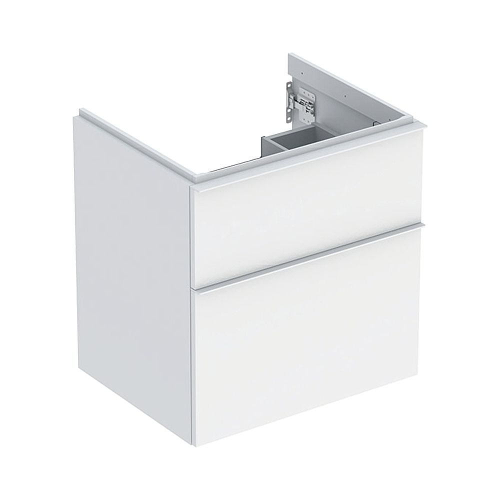 Geberit iCon Unterschrank für Waschtisch, 2 Schubladen Waschtisch 60cm, Weiß, lackie... GEBERIT-502303013 4025410941244 (Abb. 1)