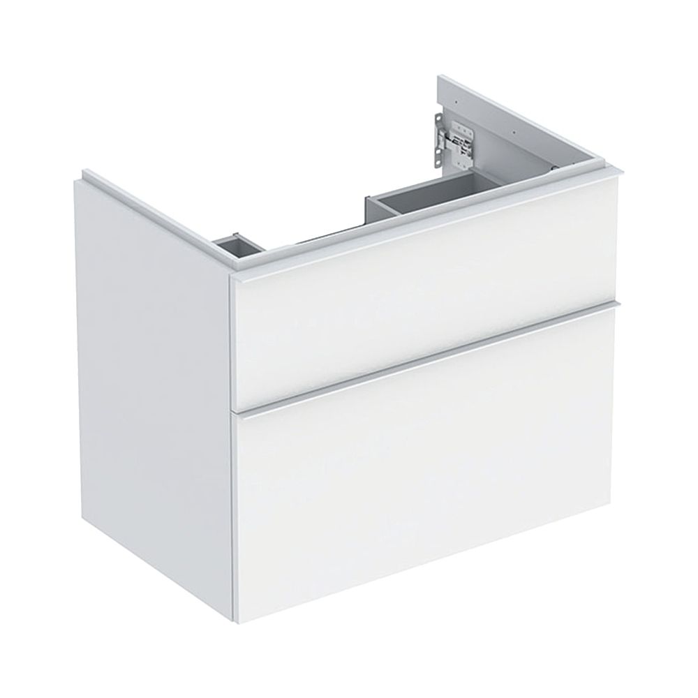 Geberit iCon Unterschrank für Waschtisch, 2 Schubladen Waschtisch 75cm, Weiß, lackie... GEBERIT-502304013 4025410941275 (Abb. 1)