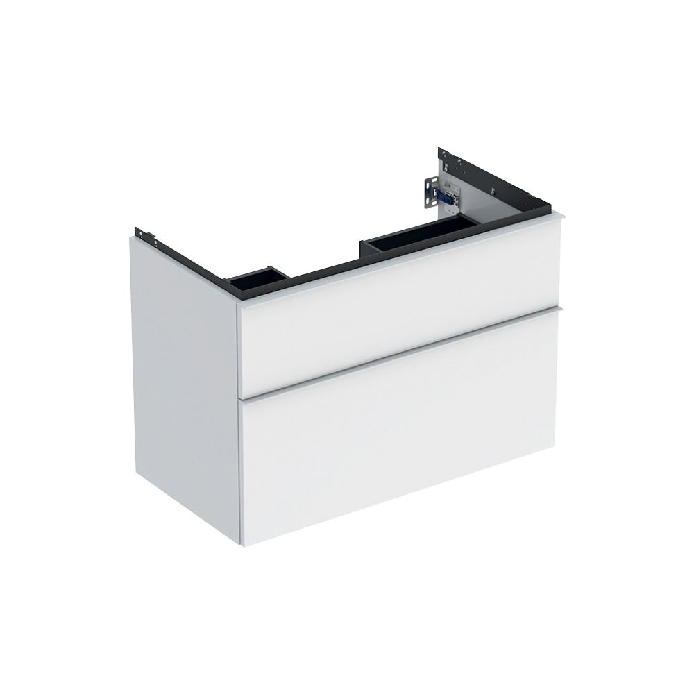 Geberit iCon Unterschrank für Waschtisch, 2 Schubladen Waschtisch 90cm, Weiß lackier... GEBERIT-502305011 4025410941282 (Abb. 2)