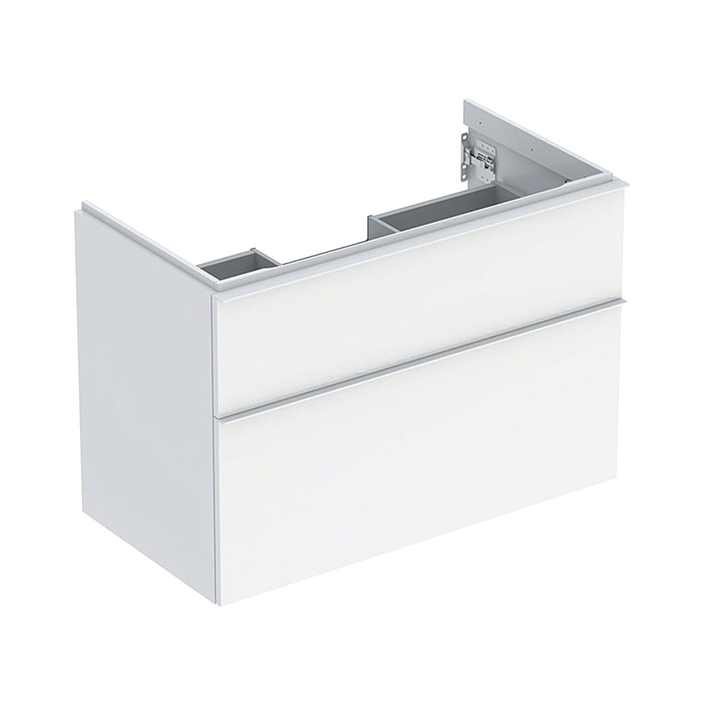 Geberit iCon Unterschrank für Waschtisch, 2 Schubladen Waschtisch 90cm, Weiß lackier... GEBERIT-502305011 4025410941282 (Abb. 1)