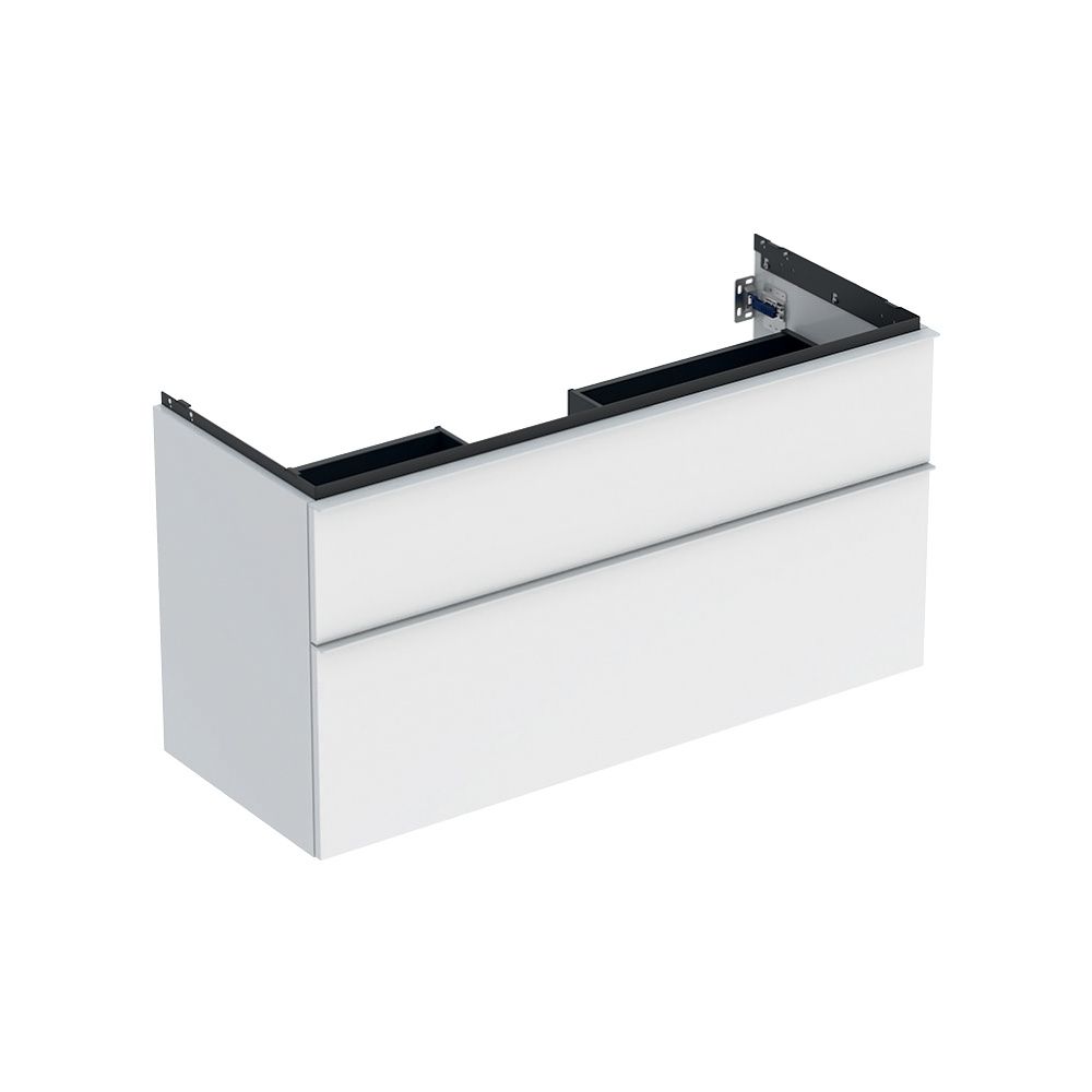 Geberit iCon Unterschrank für Waschtisch, 2 Schubladen Waschtisch 120cm, Weiß lackie... GEBERIT-502306011 4025410941312 (Abb. 2)