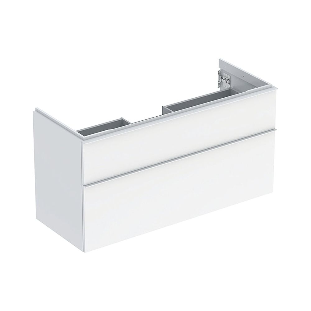 Geberit iCon Unterschrank für Waschtisch, 2 Schubladen Waschtisch 120cm, Weiß lackie... GEBERIT-502306011 4025410941312 (Abb. 1)