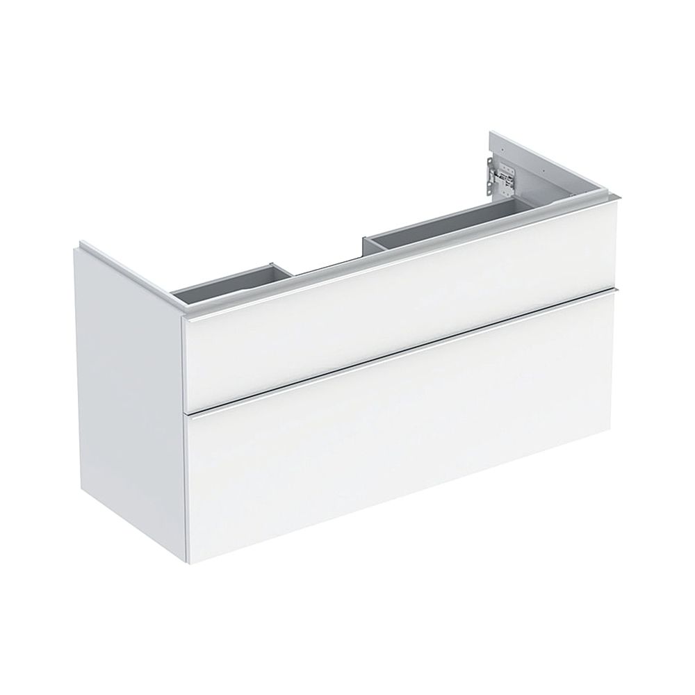 Geberit iCon Unterschrank für Waschtisch, 2 Schubladen Waschtisch 120cm, Weiß, lacki... GEBERIT-502306012 4025410941329 (Abb. 1)