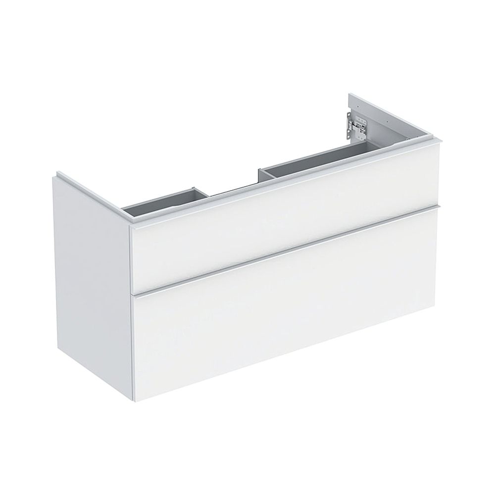 Geberit iCon Unterschrank für Waschtisch, 2 Schubladen Waschtisch 120cm, Weiß, lacki... GEBERIT-502306013 4025410941336 (Abb. 1)