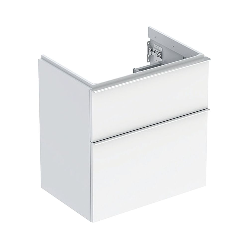 Geberit iCon Unterschrank für WT 2 Schubladen verkürzte Ausladung WT 60cm Weiß lacki... GEBERIT-502307012 4025410941350 (Abb. 1)