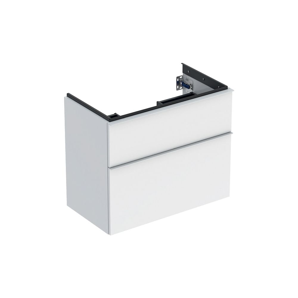 Geberit iCon Unterschrank für WT 2 Schubladen verkürzte Ausladung WT 75cm Weiß lacki... GEBERIT-502308011 4025410941374 (Abb. 2)