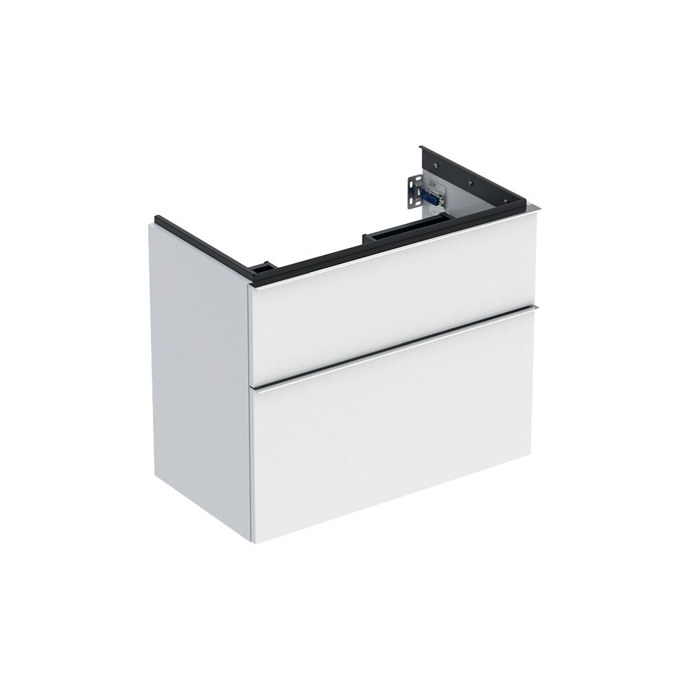 Geberit iCon Unterschrank für WT 2 Schubladen verkürzte Ausladung WT 75cm Weiß lacki... GEBERIT-502308012 4025410941381 (Abb. 2)