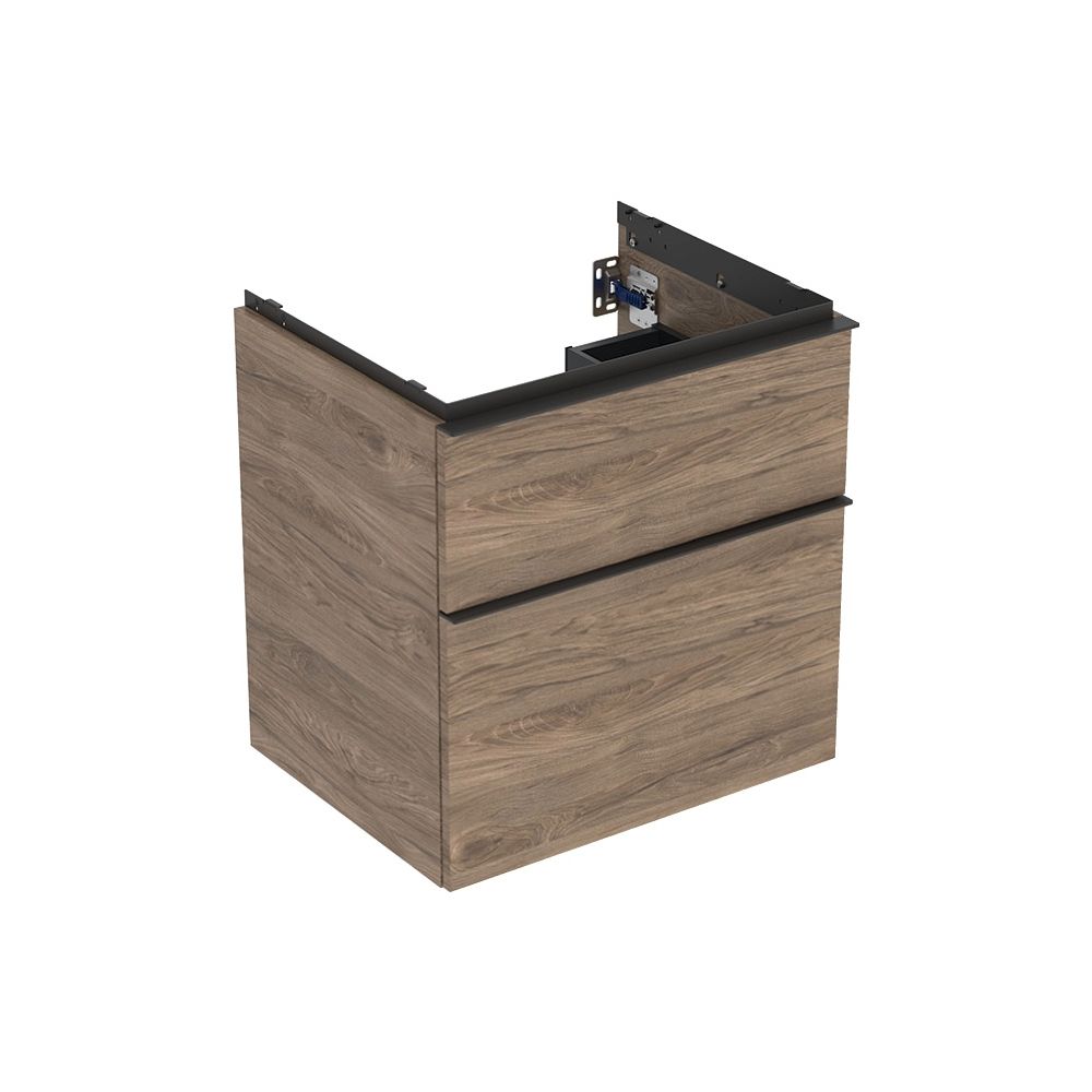 Geberit iCon Unterschrank für Waschtisch 2 Schubladen Waschtisch 60cm, Nussbaum hick... GEBERIT-502303JR1 4025410942326 (Abb. 2)