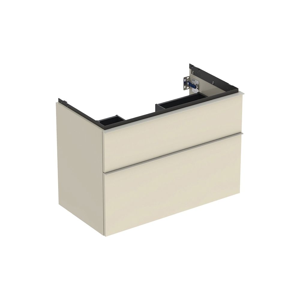 Geberit iCon Unterschrank für Waschtisch 2 Schubladen Waschtisch 90cm Sandgrau lacki... GEBERIT-502305JL1 4025410942395 (Abb. 2)