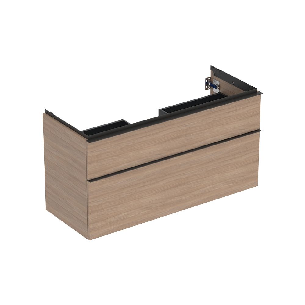 Geberit iCon Unterschrank für Waschtisch, 2 Schubladen Waschtisch 120cm, Eiche Melam... GEBERIT-502306JH1 4025410942418 (Abb. 2)