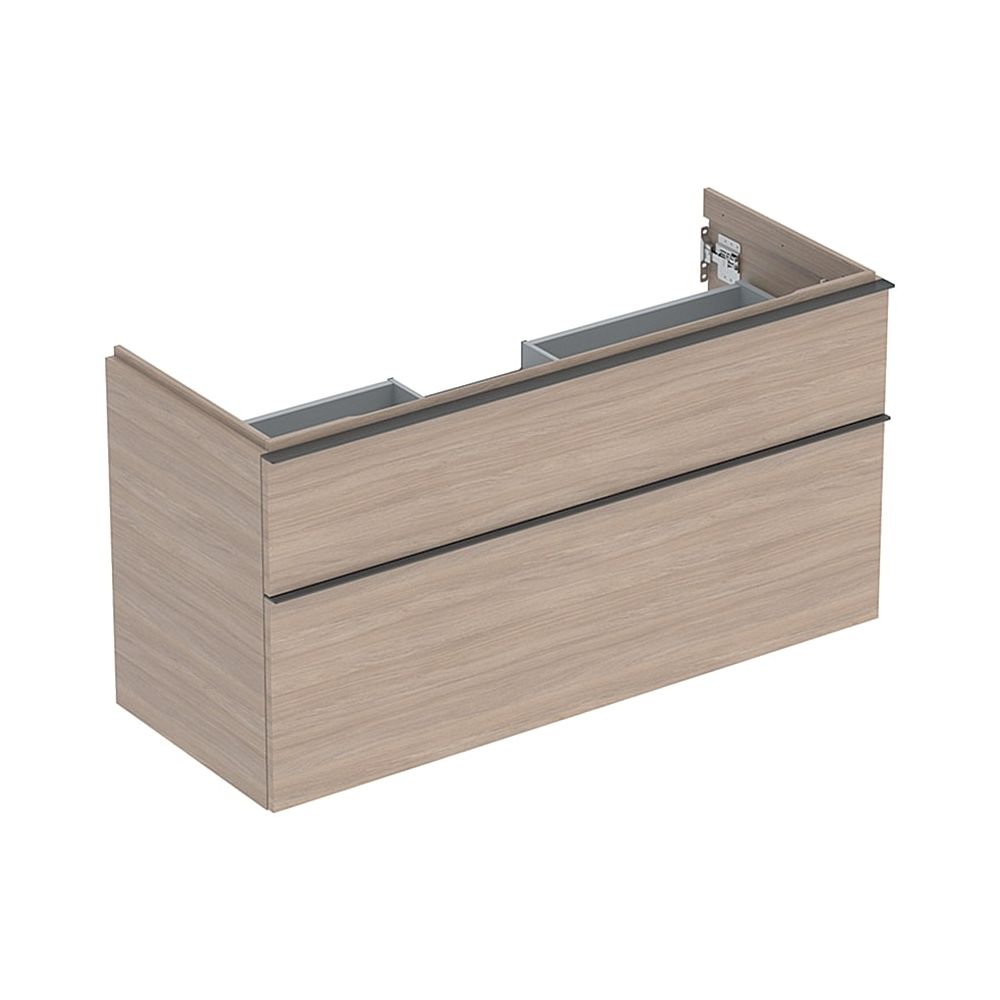 Geberit iCon Unterschrank für Waschtisch, 2 Schubladen Waschtisch 120cm, Eiche Melam... GEBERIT-502306JH1 4025410942418 (Abb. 1)