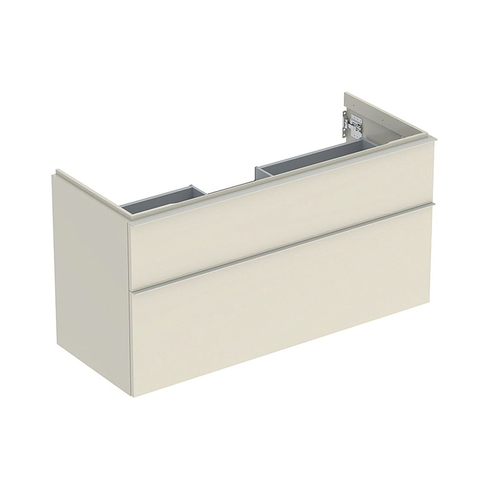 Geberit iCon Unterschrank für Waschtisch 2 Schubladen Waschtisch 120cm Sandgrau lack... GEBERIT-502306JL1 4025410942432 (Abb. 1)