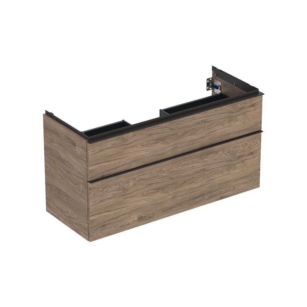 Geberit iCon Unterschrank für Waschtisch 2 Schubladen Waschtisch 120cm, Nussbaum hic... GEBERIT-502306JR1 4025410942449 (Abb. 2)