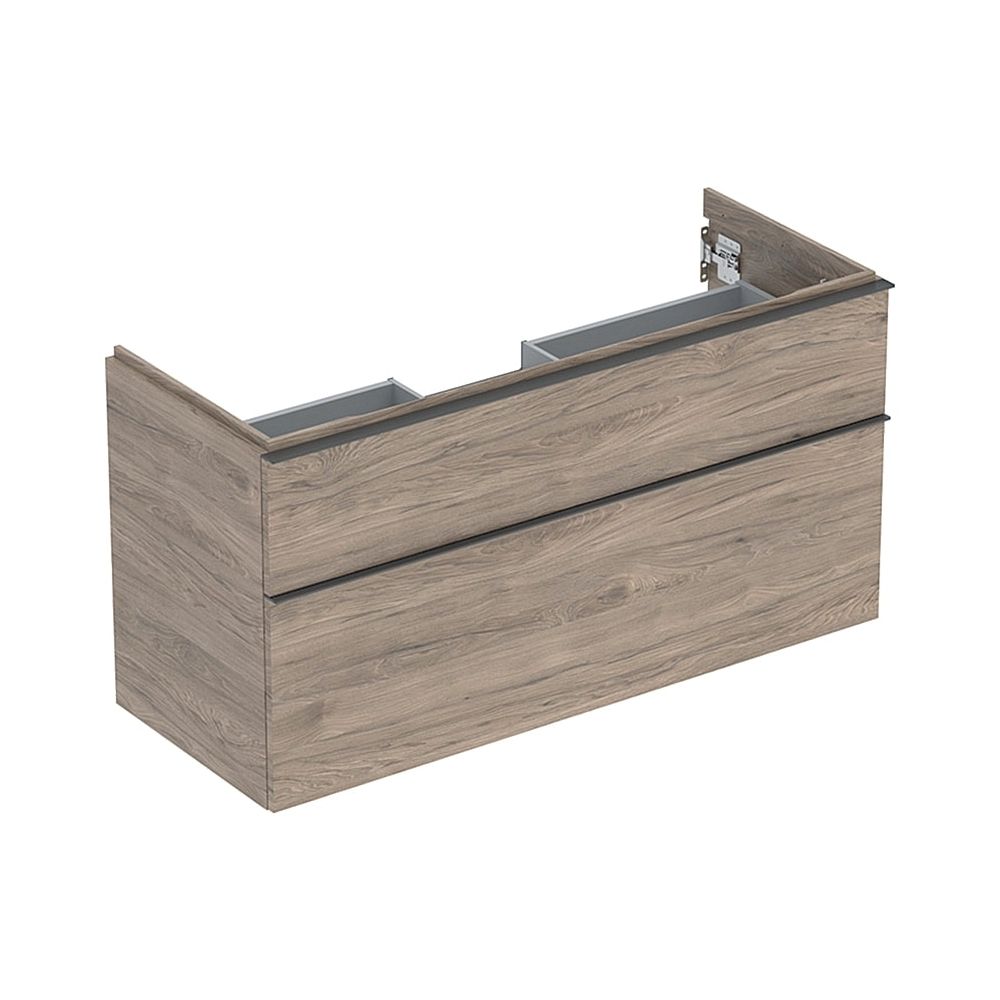 Geberit iCon Unterschrank für Waschtisch 2 Schubladen Waschtisch 120cm, Nussbaum hic... GEBERIT-502306JR1 4025410942449 (Abb. 1)