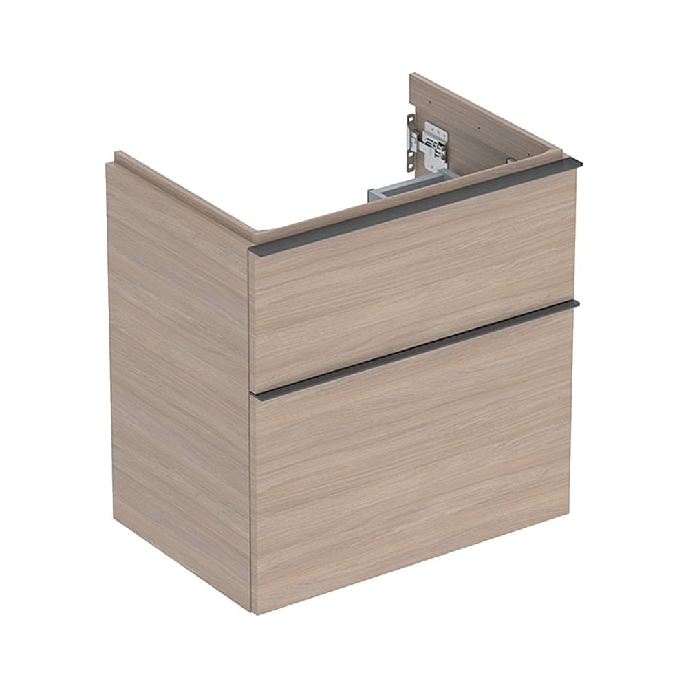 Geberit iCon Unterschrank für WT 2 Schubladen verkürzte Ausladung WT 60cm Eiche Mela... GEBERIT-502307JH1 4025410942456 (Abb. 1)