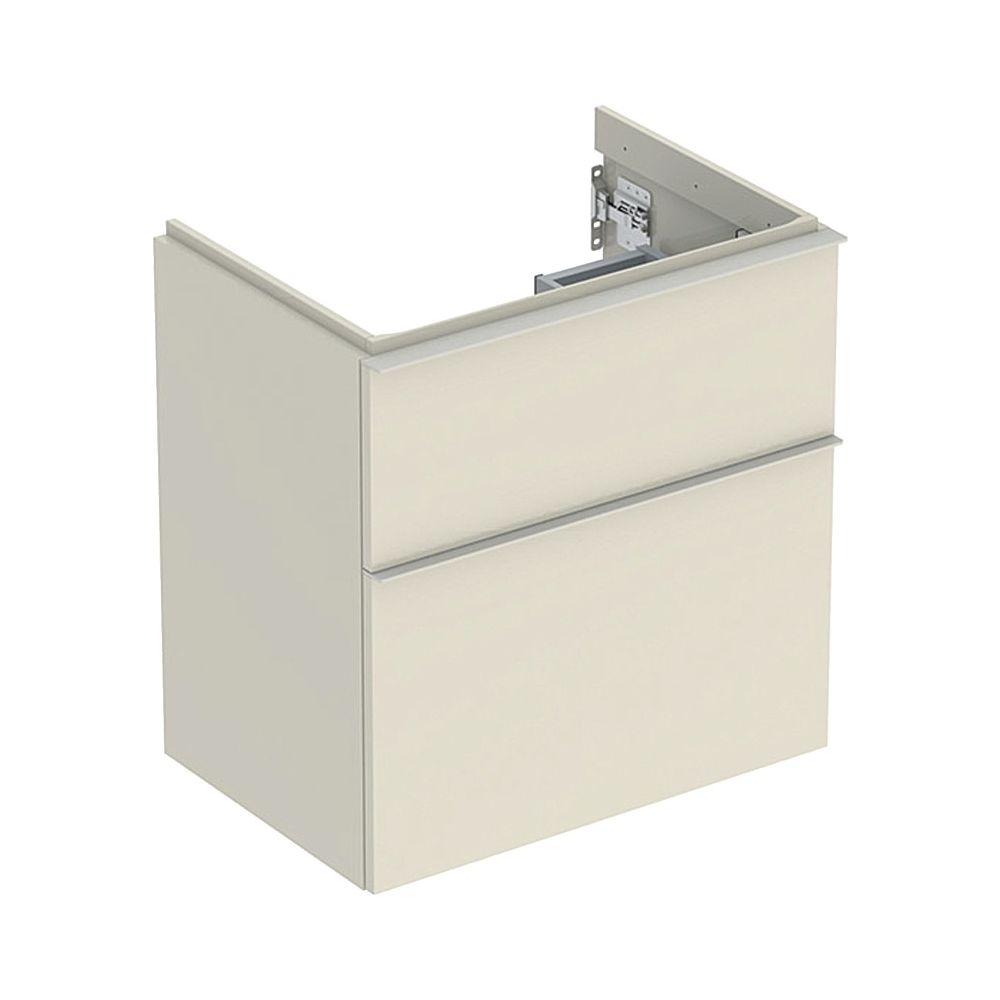 Geberit iCon Unterschrank für WT 2 Schubladen verkürzte Ausladung WT 60cm Sandgrau l... GEBERIT-502307JL1 4025410942470 (Abb. 1)