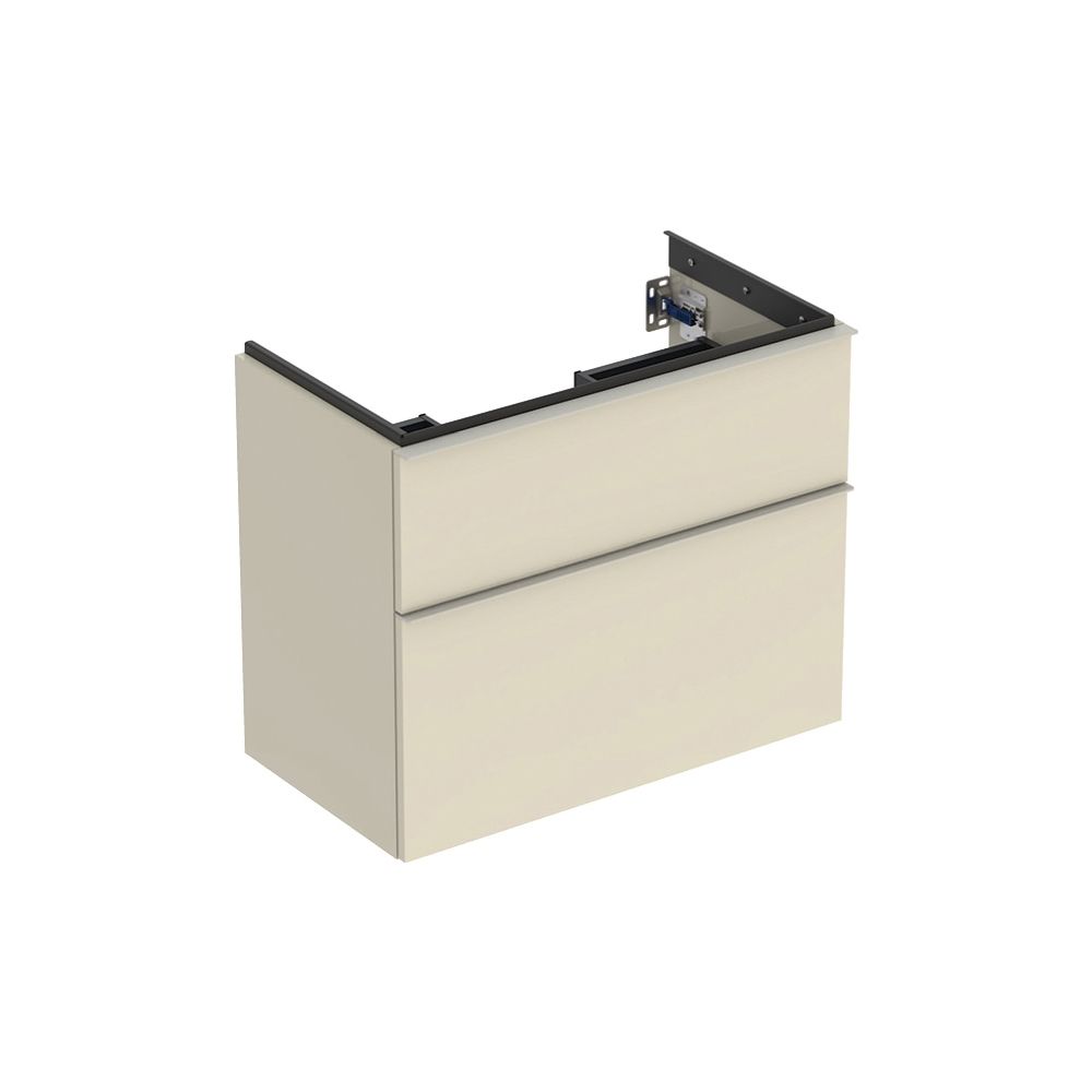 Geberit iCon Unterschrank für WT 2 Schubladen verkürzte Ausladung WT 75cm Sandgrau l... GEBERIT-502308JL1 4025410942517 (Abb. 2)
