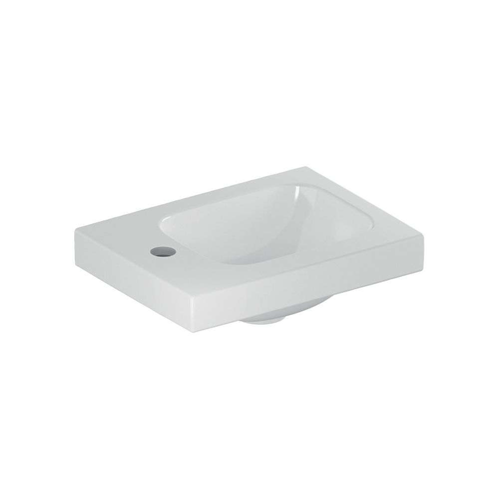Geberit iCon Light Handwaschbecken 38x13x28cm, Weiß, KeraTect, Hahnloch links, ohne ... GEBERIT-501831002 4025410894465 (Abb. 2)