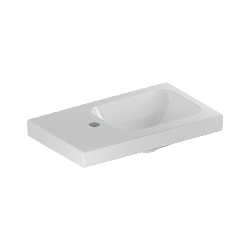 Geberit iCon Light Handwaschbecken mit Ablagefläche 53x13x31cm, Weiß, Hahnloch links... GEBERIT-501833001 4025410894533 (Abb. 2)