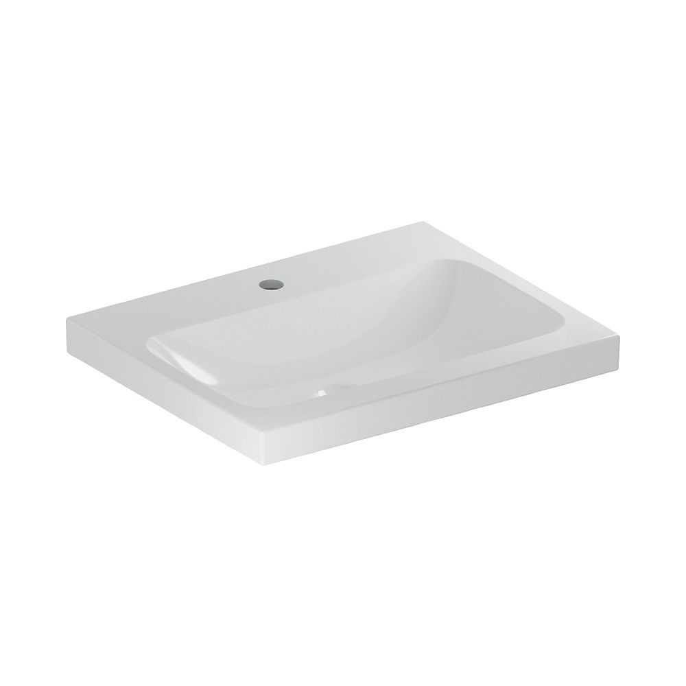 Geberit iCon Light Waschtisch, Breite 60cm, Tiefe 48cm, Hahnloch mittig, ohne Überla... GEBERIT-501834005 4025410894618 (Abb. 2)