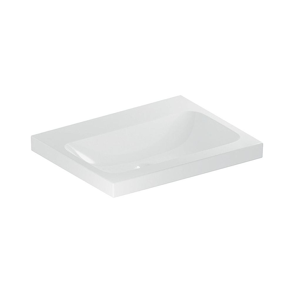 Geberit iCon Light Waschtisch, Breite 60cm, Tiefe 48cm, ohne Hahnloch, ohne Überlauf... GEBERIT-501834008 4025410894649 (Abb. 1)