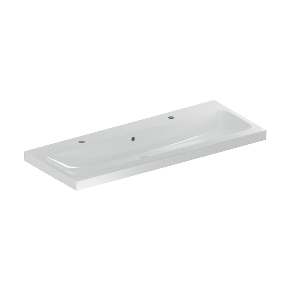 Geberit iCon Light Waschtisch, Breite 120cm, Tiefe 48cm, Hahnloch links, rechts, Übe... GEBERIT-501837002 4025410894823 (Abb. 2)