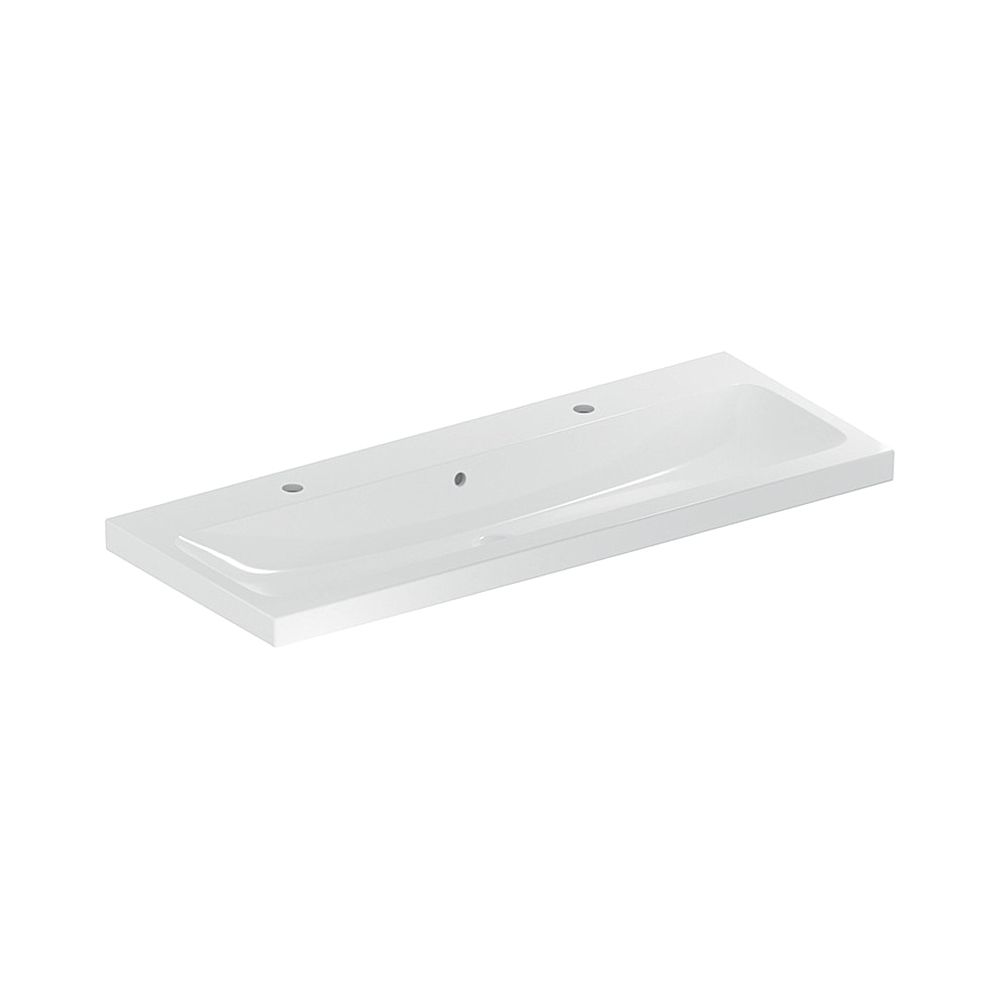 Geberit iCon Light Waschtisch, Breite 120cm, Tiefe 48cm, Hahnloch links, rechts, Übe... GEBERIT-501837002 4025410894823 (Abb. 1)
