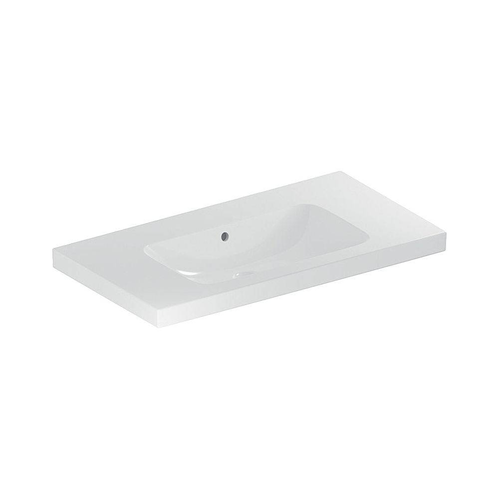 Geberit iCon Light Waschtisch mit Ablagefläche, Breite 90cm, Tiefe 48cm, ohne Hahnlo... GEBERIT-501840003 4025410895073 (Abb. 1)