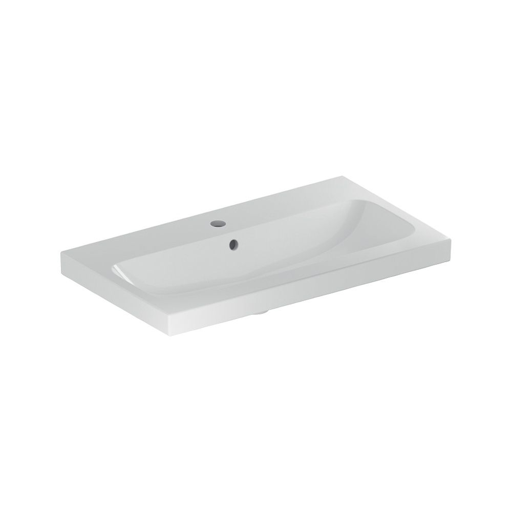 Geberit iCon Light Waschtisch verkürzte Ausladung, Breite 75cm, Tiefe 42cm, Hahnloch... GEBERIT-501842001 4025410895219 (Abb. 2)
