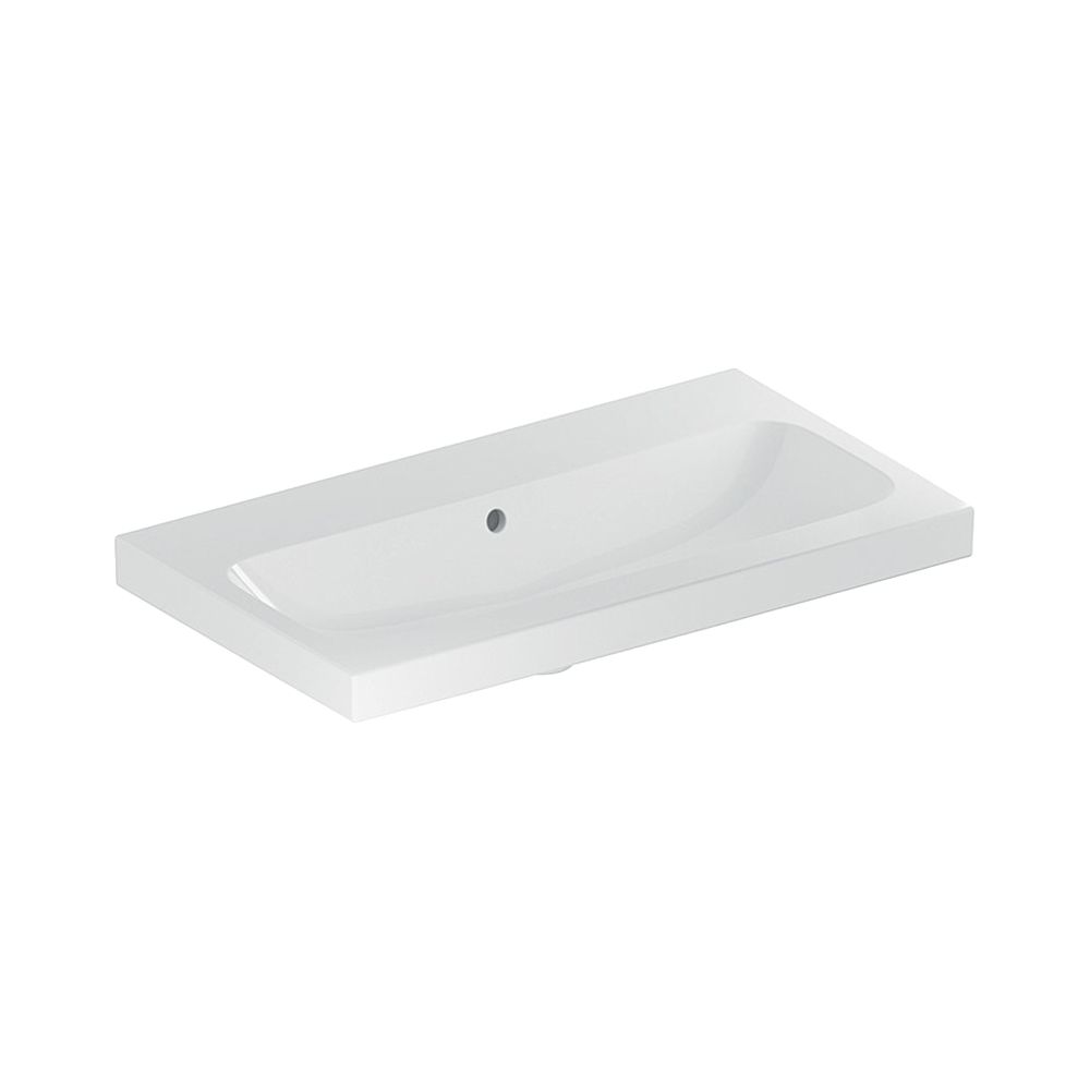 Geberit iCon Light Waschtisch verkürzte Ausladung, Breite 75cm, Tiefe 42cm, ohne Hah... GEBERIT-501842004 4025410895240 (Abb. 1)