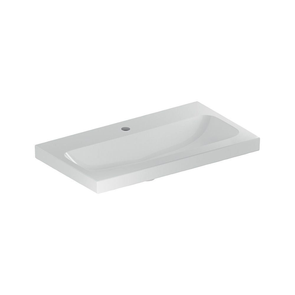 Geberit iCon Light Waschtisch verkürzte Ausladung, Breite 75cm, Tiefe 42cm, Hahnloch... GEBERIT-501842006 4025410895264 (Abb. 2)