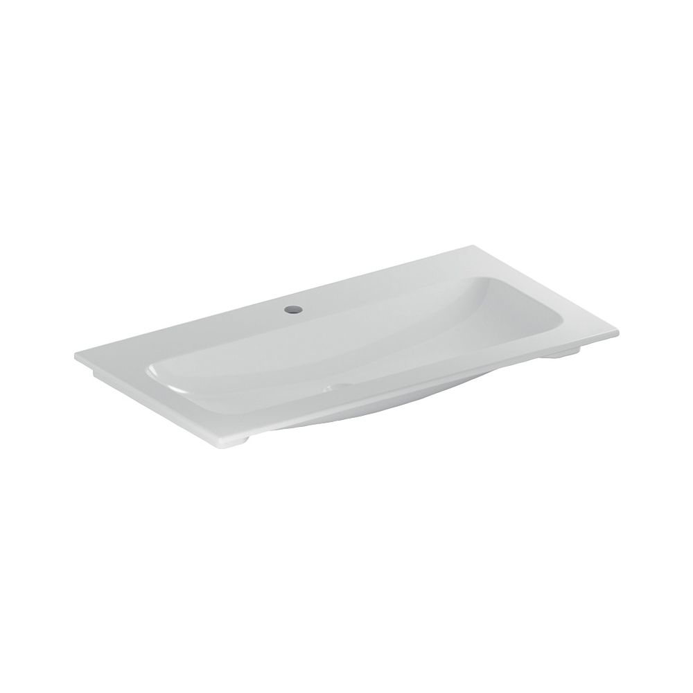 Geberit iCon Möbelwaschtisch, Breite 90cm, Tiefe 48cm, Hahnloch mittig, ohne Überlau... GEBERIT-501845001 4025410895370 (Abb. 2)