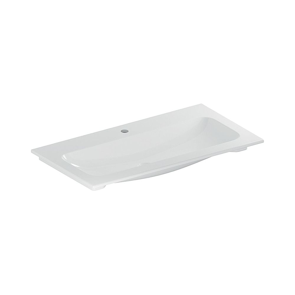 Geberit iCon Möbelwaschtisch, Breite 90cm, Tiefe 48cm, Hahnloch mittig, ohne Überlau... GEBERIT-501845001 4025410895370 (Abb. 1)