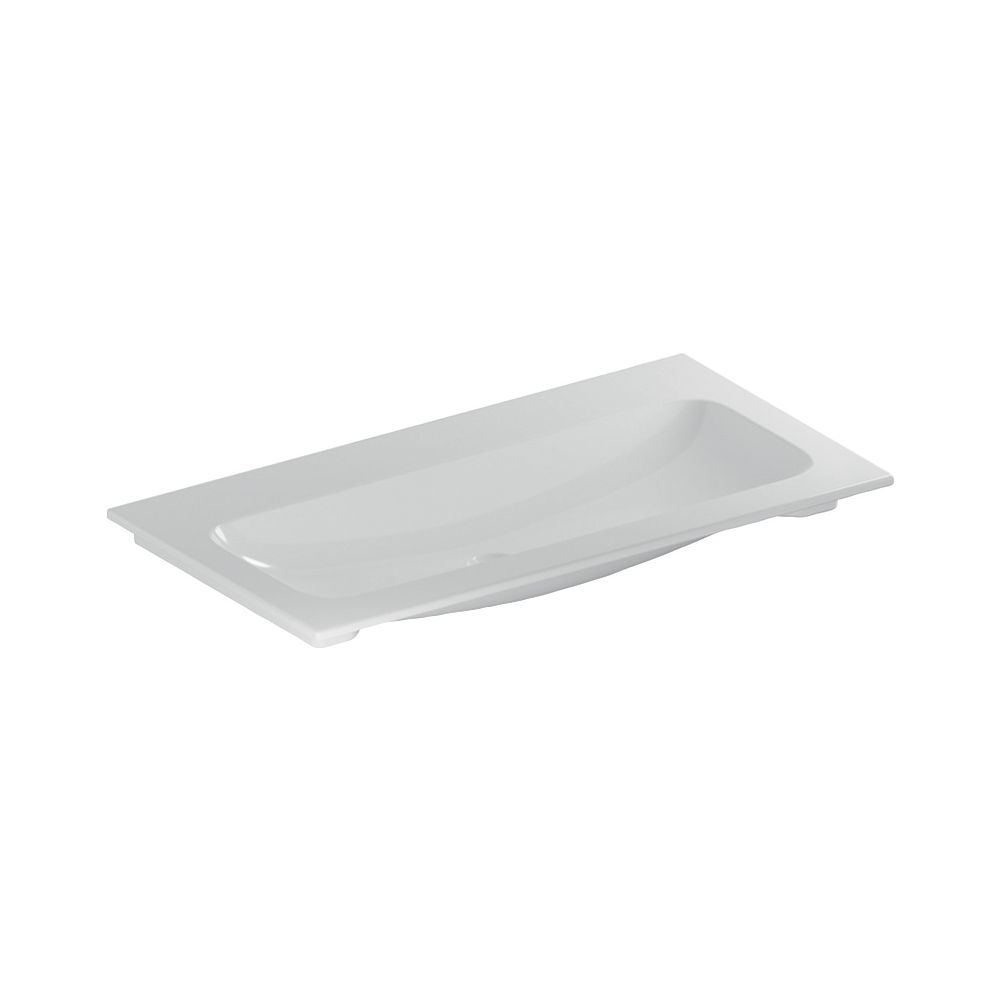 Geberit iCon Möbelwaschtisch 90x48cm ohne Hahnloch, ohne Überlauf, Weiß... GEBERIT-501845003 4025410895394 (Abb. 2)