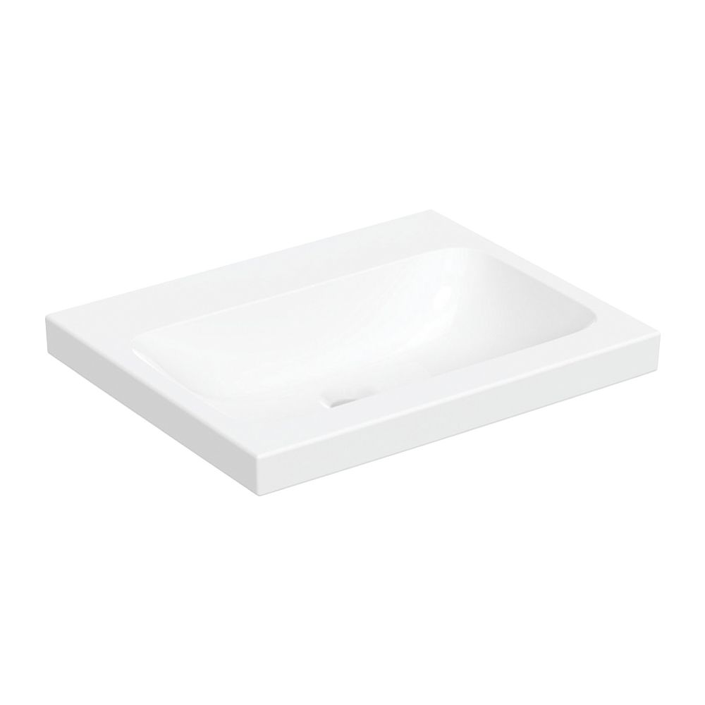 Geberit iCon Light Aufsatzwaschtisch, Breite 60cm, Tiefe 48cm, ohne Hahnloch, ohne Ü... GEBERIT-501847007 4025410895516 (Abb. 2)